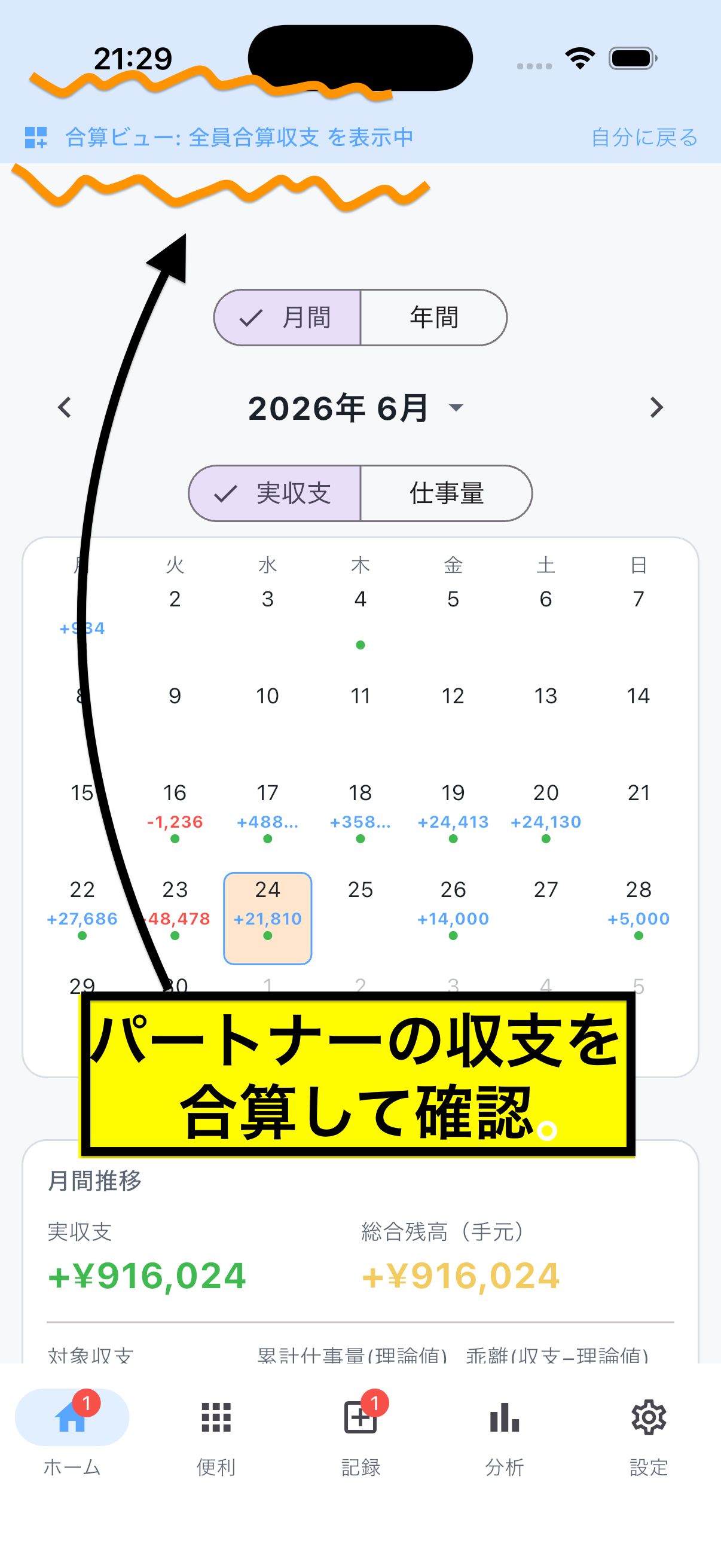 パートナー一覧・共有データ